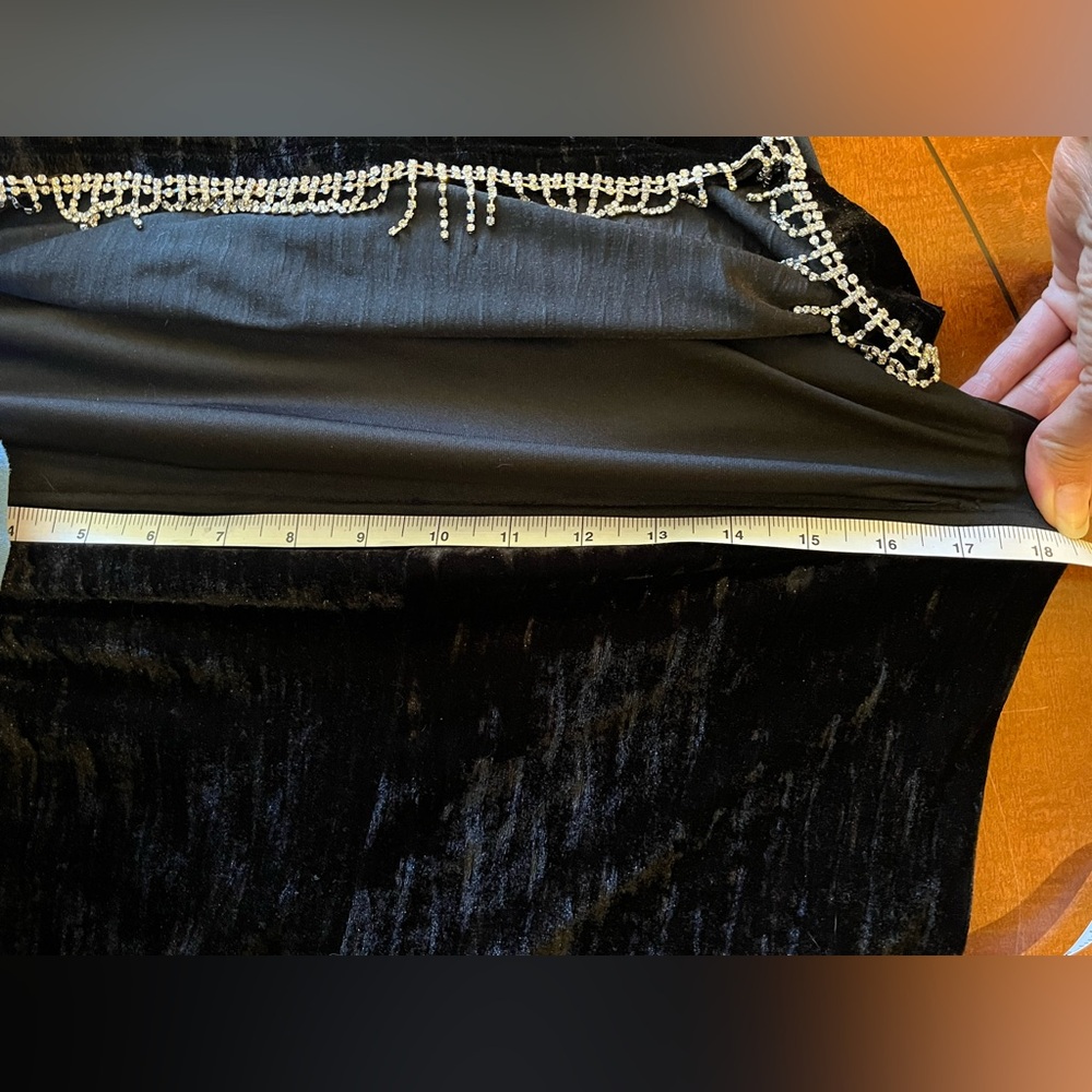 Teenager / Youth Rhinestone Black Velour Jumpsuit by Zara Kids. Stretchy. 11-12 - Picture 11 of 14